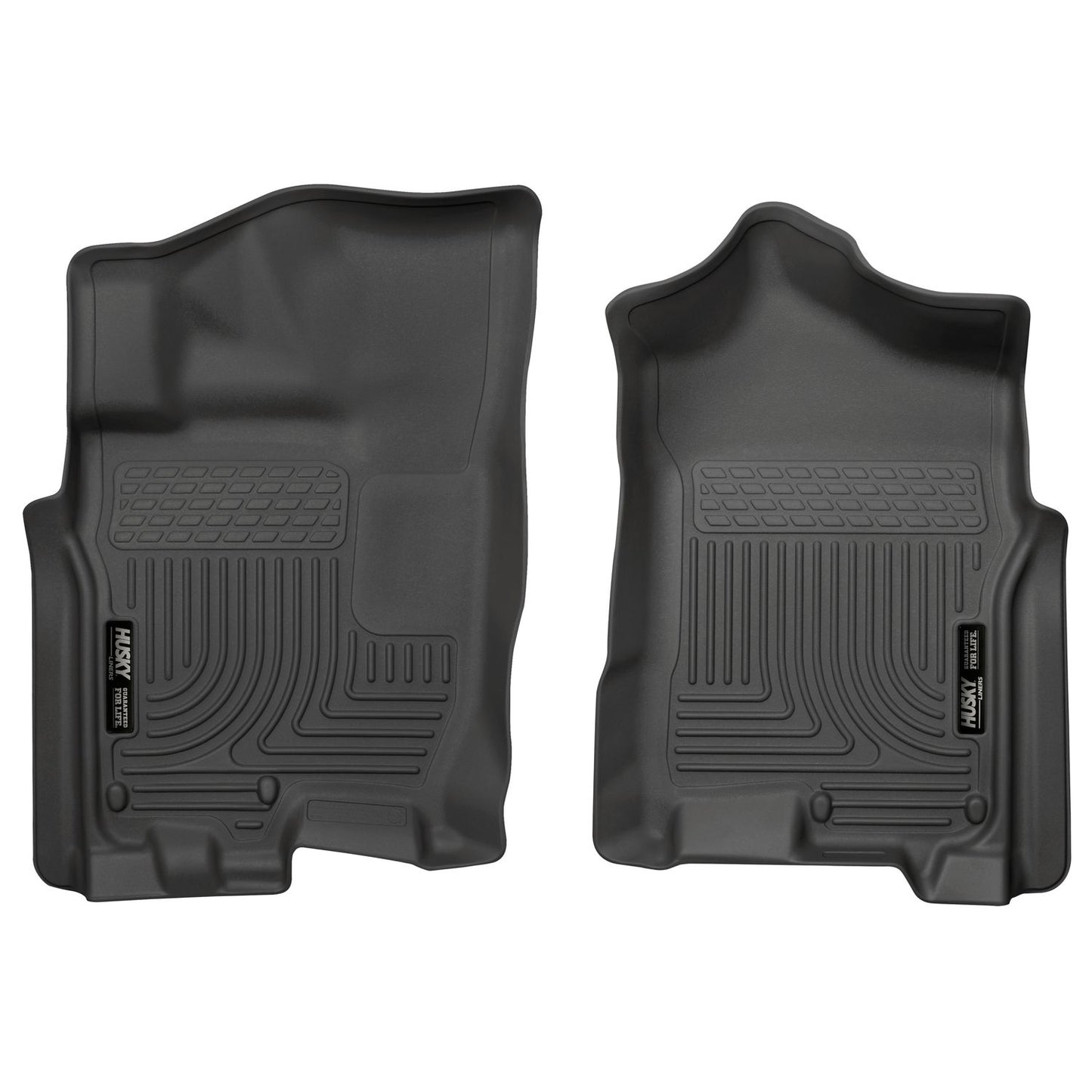 Husky Liners | Weatherbeater Front Floor Liners For 2016-2024 TITAN XD Husky Liners | 13601 pair of durable black floor mats