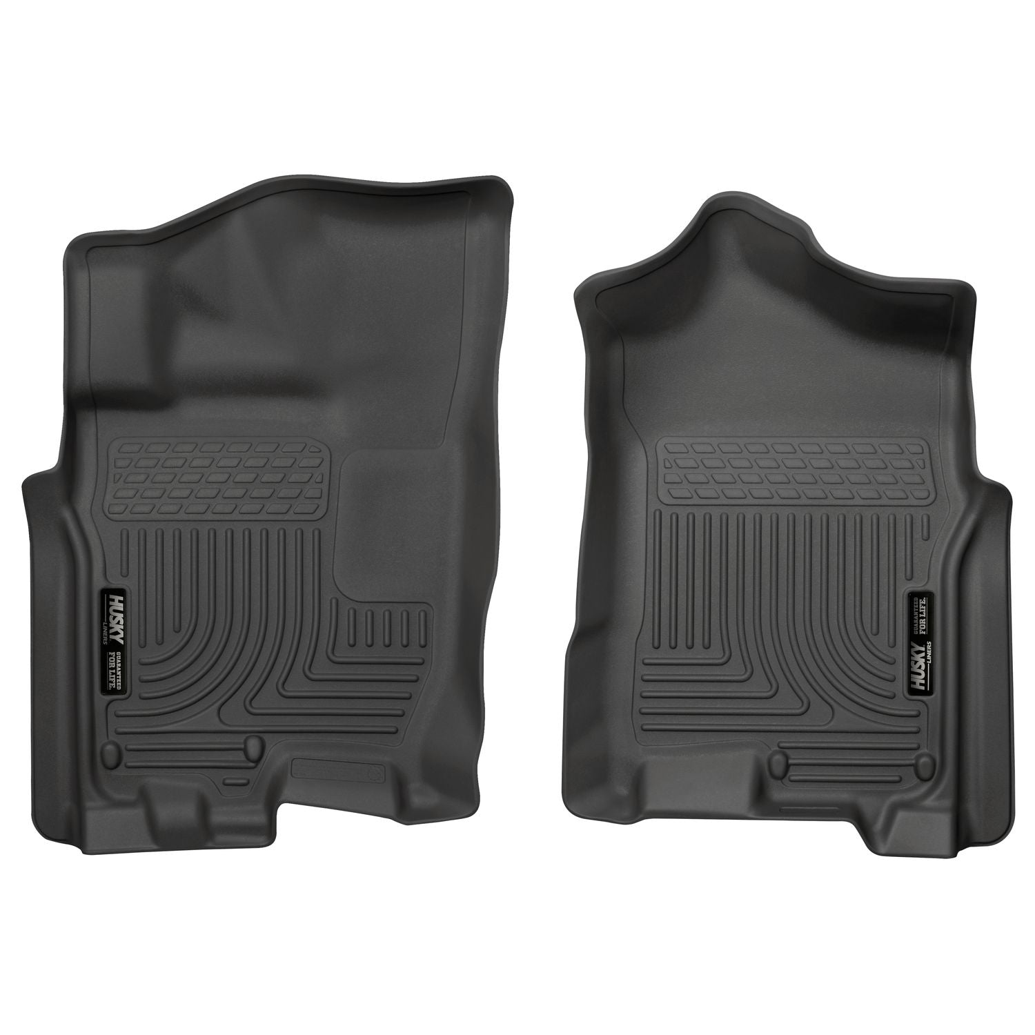 Husky Liners | Weatherbeater Front Floor Liners For 2016-2024 TITAN XD Husky Liners | 13601 pair of durable black floor mats