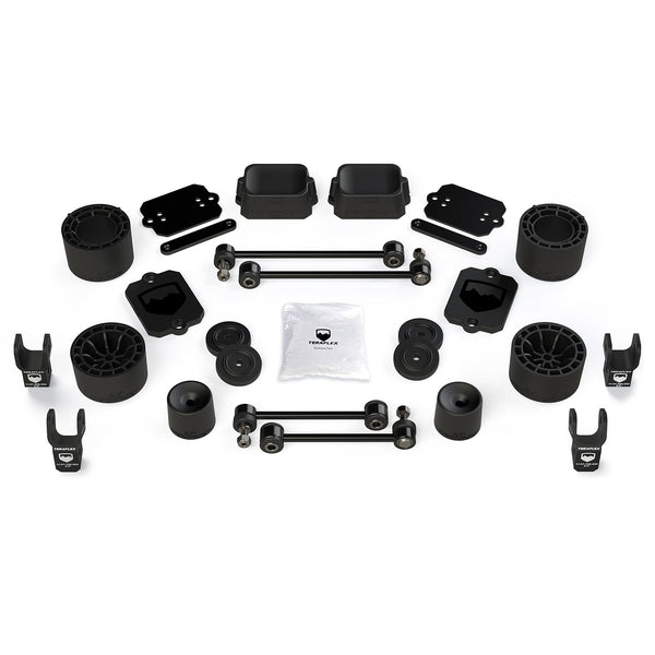 TERAFLEX | Sport Sahara 2.5" Performance Spacer Lift Kit & Shock Extensions | 18-Present Jeep Wrangler JL 4 Door | 1365205