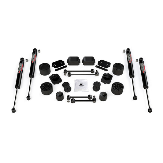 TeraFlex | 18-Up Wrangler JL 4 Door Sport Sahara 2.5 Inch Performance Spacer Lift Kit & 9550 VSS Twin-Tube TeraFlex | 1365250