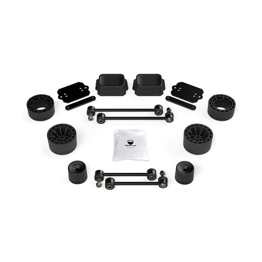 TeraFlex | 18-Up Wrangler JL 2 Door Rubicon 2.5 Inch Performance Spacer Lift Kit No Shocks or Exts TeraFlex | 1365310