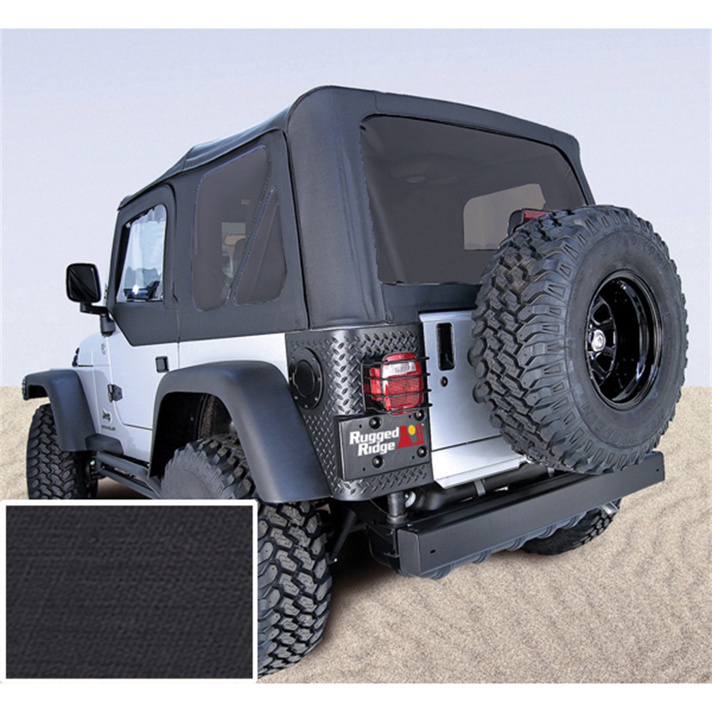 RUGGED RIDGE | 13710.35 | S-Top Tint 03-06 Tj No-Drs Bd
