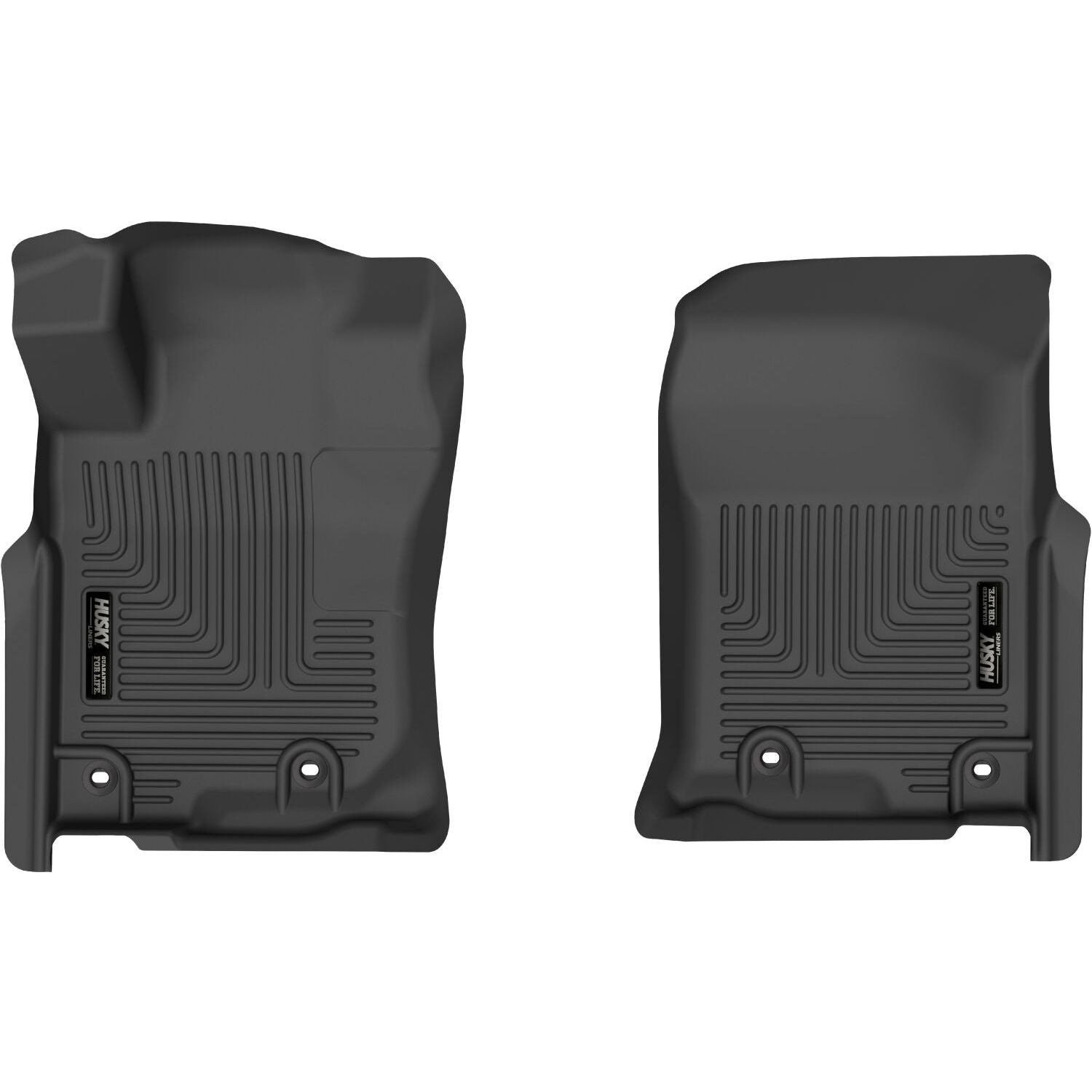 Husky Liners | Weatherbeater Front Floor Liners For 2013-2024 4Runner/GX460 Husky Liners | 13721 in black, durable design.