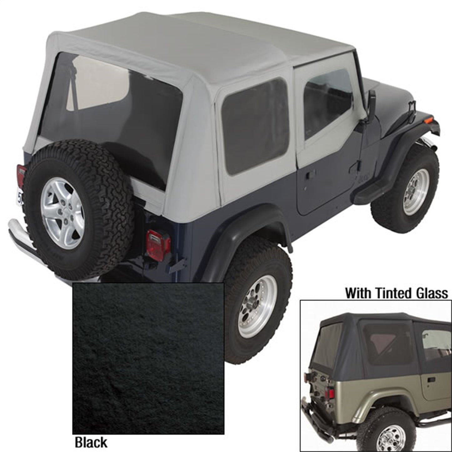 RUGGED RIDGE | 13722.15 | S-Top Tint 88-95 Y W/ Drs B-Dn