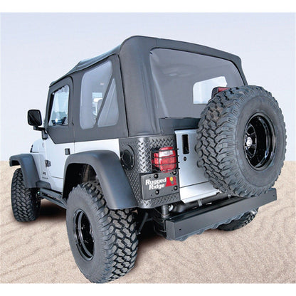 RUGGED RIDGE | 13731.35 | Xhd Replacement Top, Black Diamond, 04-06 Jeep Lj Wrangler