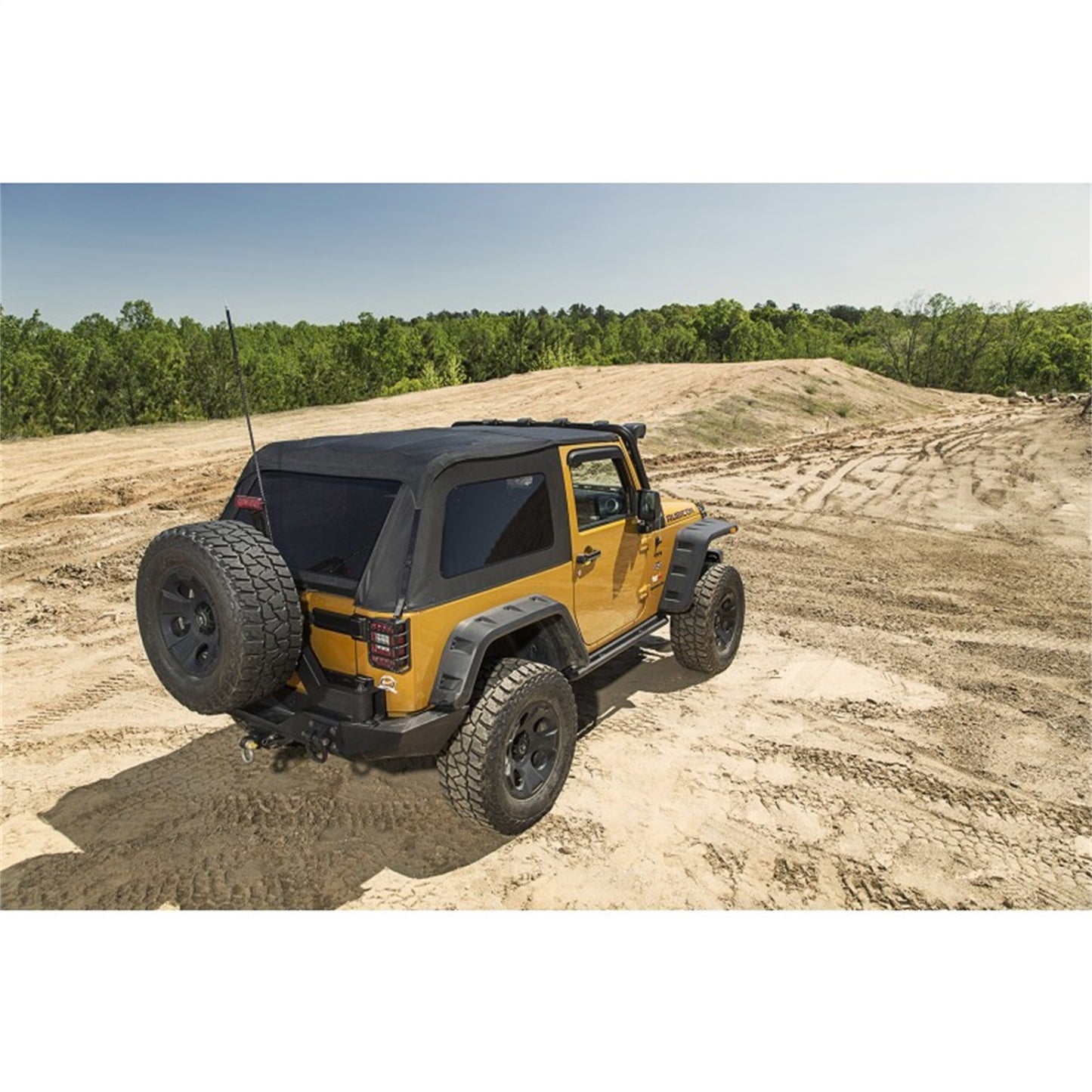 RUGGED RIDGE | 13750.39 | Bowless Top, 2-Door, Black Diamond, 07-15 Wrangler
