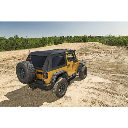 RUGGED RIDGE | 13750.39 | Bowless Top, 2-Door, Black Diamond, 07-15 Wrangler