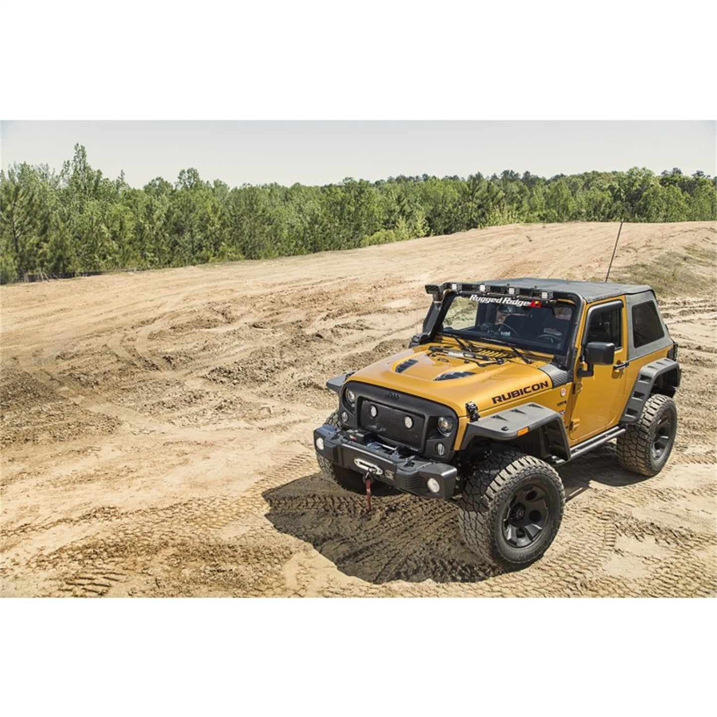 RUGGED RIDGE | 13750.39 | Bowless Top, 2-Door, Black Diamond, 07-15 Wrangler
