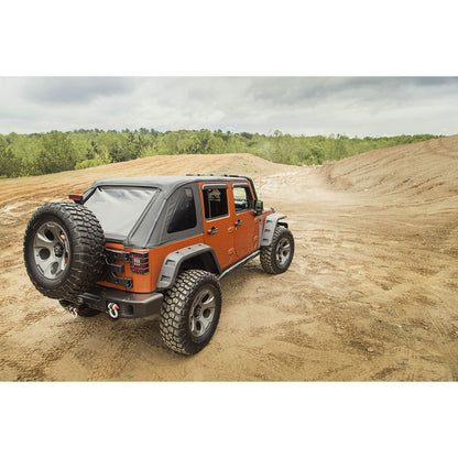 RUGGED RIDGE | 13790.38 | Montana Top, Bowless, Blk Diamond, 4-Dr; 07-18 Jk