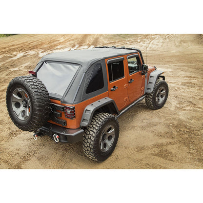 RUGGED RIDGE | 13790.38 | Montana Top, Bowless, Blk Diamond, 4-Dr; 07-18 Jk