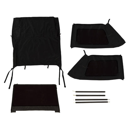 RUGGED RIDGE | 13790.39 | Montana Top, Bowless, Black Diamond, 2-Door, 07-18 Jeep Wrangler Jk