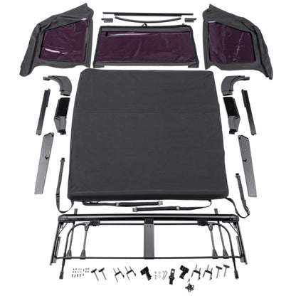 RUGGED RIDGE | 13860.23 | 97-06 Jeep Wrangler Tj Voyager Top 2 Dr Black