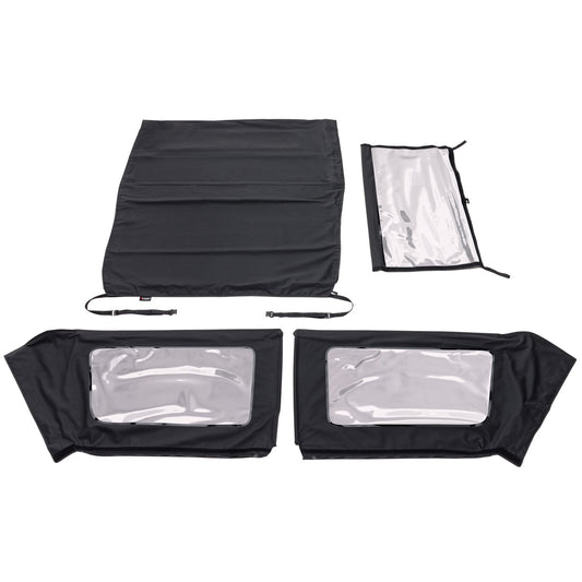 RUGGED RIDGE | 13860.35 | Voyager Top Blk Diamond S.Cloth, Tinted Window; 07-18 Jeep Wrangler Jk