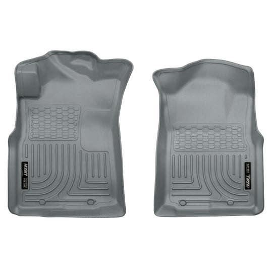 Husky Liners | Weatherbeater Front Floor Liners For 2005-2015 Tacoma Husky Liners | 13942 in gray rubber material