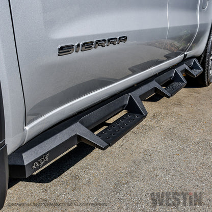 Westin HDX Drop Wheel-to-Wheel Nerf Steps 2019-2024 Chevy/GMC Silverado/Sierra 1500 Double Cab