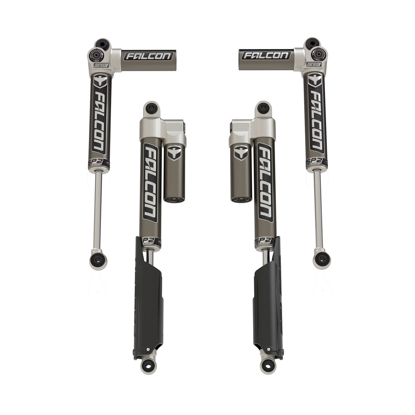 FALCON SHOCKS | 20-Up Jeep Gladiator JT Mojave No EcoDiesel SP2 3.1 Piggyback Shock Kit 0-1.5 Inch Lift Falcon Shocks | 14-02-31-400-000