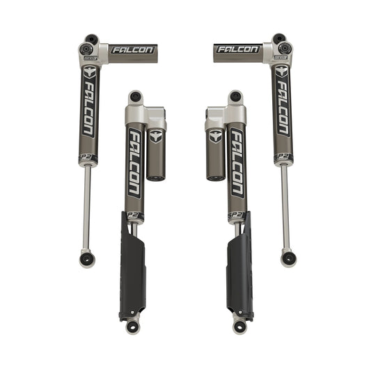 FALCON SHOCKS | 20-Up Jeep Gladiator JT No EcoDiesel SP2 3.1 Piggyback Shock Kit 2-3.0 Inch Lift Falcon Shocks | 14-02-31-400-150
