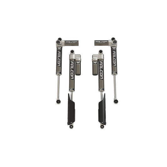 FALCON SHOCKS | 20-Up Jeep Gladiator JT Mojave No EcoDiesel SP2 3.1 Piggyback Shock Kit 3.5-4.5 Inch Lift Long-Travel Falcon Shocks | 14-02-31-400-200