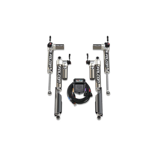 FALCON SHOCKS | 20-Up Jeep Gladiator JT No Mojave EcoDiesel SP2 3.5 e-Adjust Piggyback Shock Kit 0-1.5 Inch Lift Falcon Shocks | 14-03-35-400-002