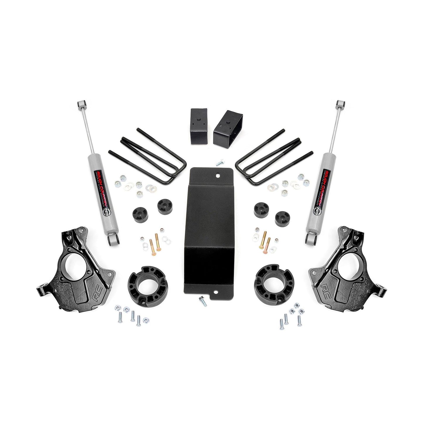 ROUGH COUNTRY 3.5 Inch Lift Kit | Alum/Stamp Steel LCA | Chevy/GMC 1500 (14-18 & Classic) | 12130
