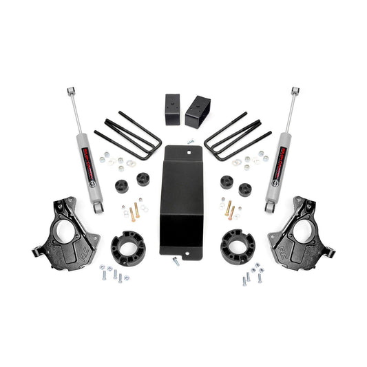 ROUGH COUNTRY 3.5 Inch Lift Kit | Alum/Stamp Steel LCA | Chevy/GMC 1500 (14-18 & Classic) | 12130