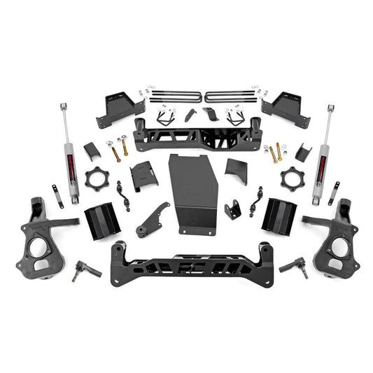 ROUGH COUNTRY 7 Inch Lift Kit | Alum/Stamp Steel | Chevy/GMC 1500 (14-18 & Classic) | 17431