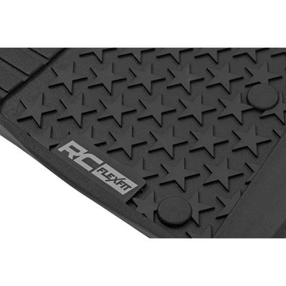 ROUGH COUNTRY | Floor Mats  FR  2 Door  Jeep Wrangler JK 4WD (2014-2018) | FF-6141_A