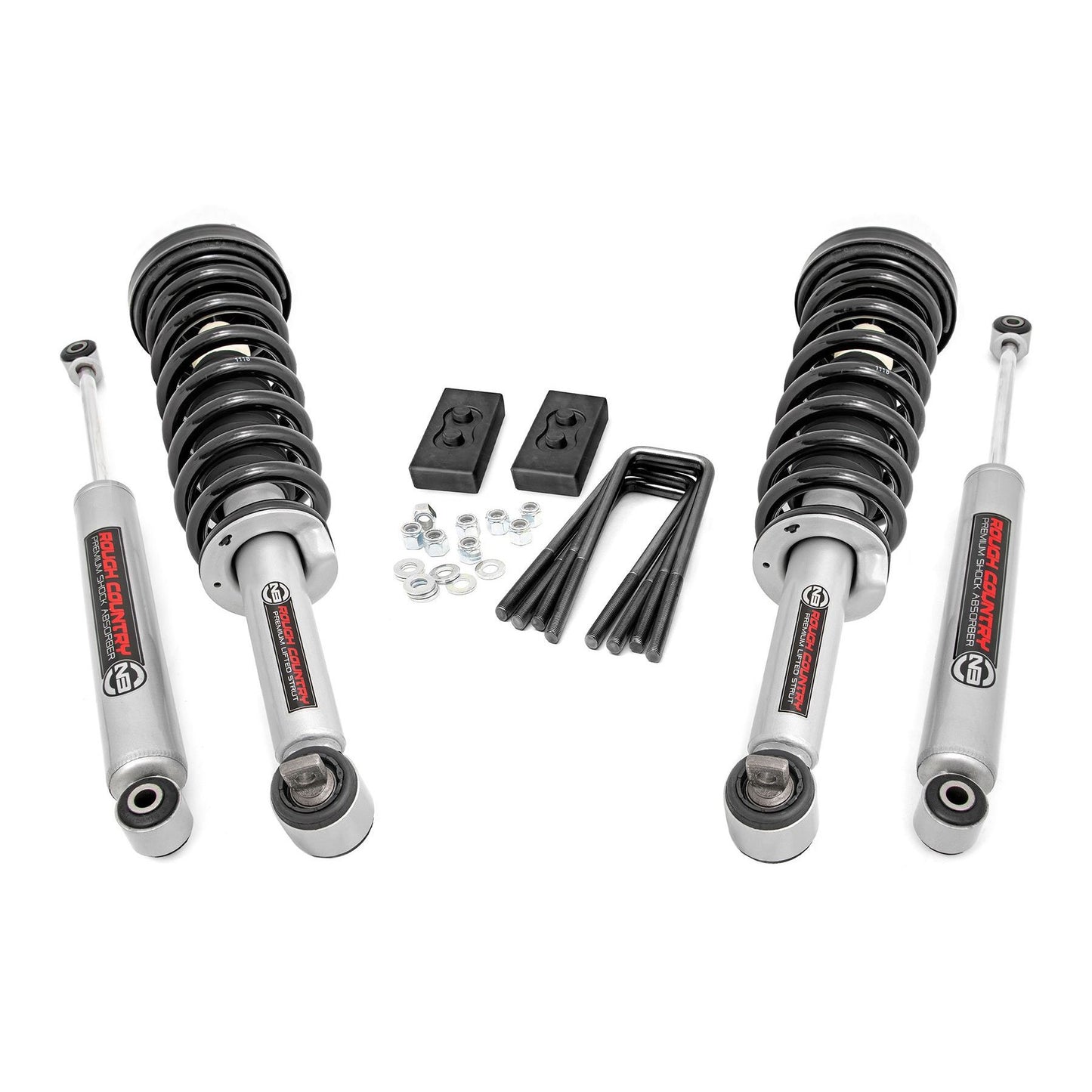 ROUGH COUNTRY 2 Inch Lift Kit | N3 Struts/N3 | Ford F-150 4WD (2014-2020) | 50006