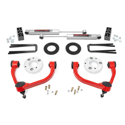 ROUGH COUNTRY 3 Inch Lift Kit | Ford F-150 4WD (2014-2020) | 51014RED