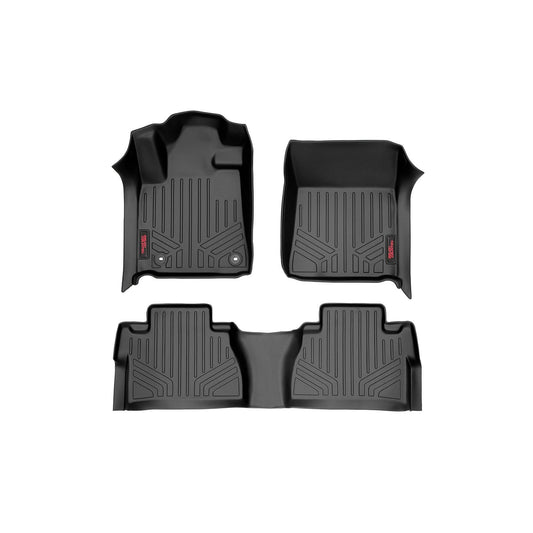 ROUGH COUNTRY Floor Mats | FR & RR | CrewMax | Toyota Tundra 2WD/4WD (2014-2021) | M-71770