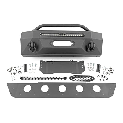 ROUGH COUNTRY Front Bumper | Hybrid | 20" Blk LED | Toyota 4Runner 2WD/4WD (2014-2024) | 10744