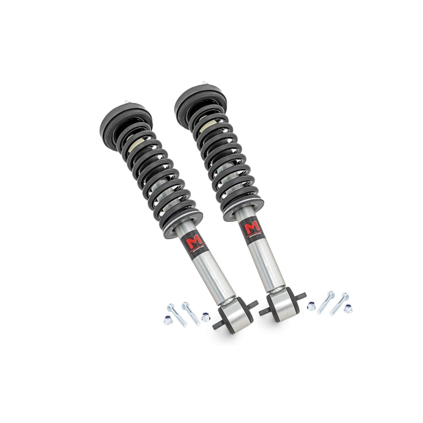 ROUGH COUNTRY | M1 Adjustable Lowering Struts  Monotube  -2"  Ford F-150 4WD (2014-2026) | 502190