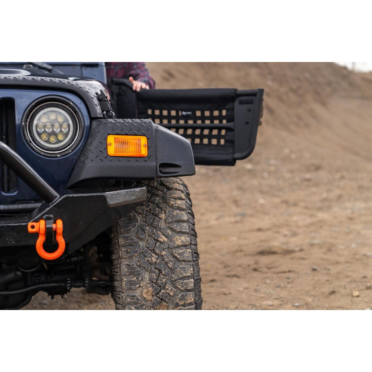 BUSHWACKER | Trail Armor Front Corners | 1997-2006 Jeep Wrangler TJ | 14007