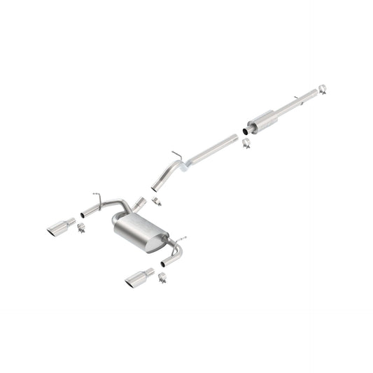 BORLA 2012-2018 Jeep Wrangler Cat-Back Exhaust System Touring Part # 140459