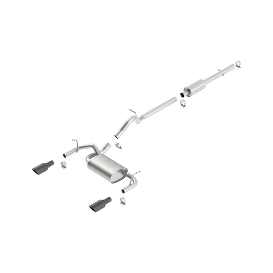 BORLA 2012-2018 Jeep Wrangler Cat-Back Exhaust System Touring Part # 140459BC