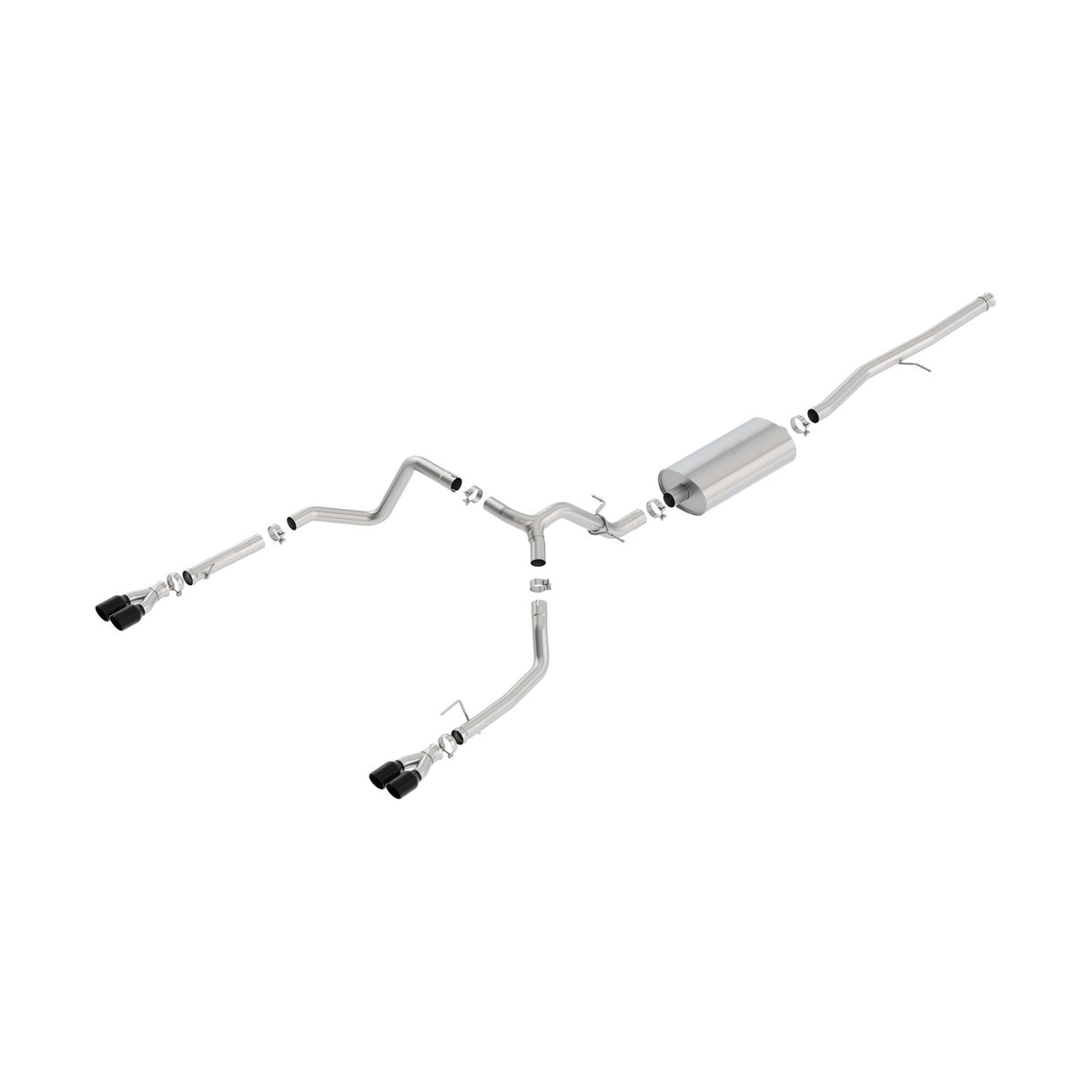 BORLA 140768BC Cat-Back for 2019-2024 Chevrolet Silverado 1500