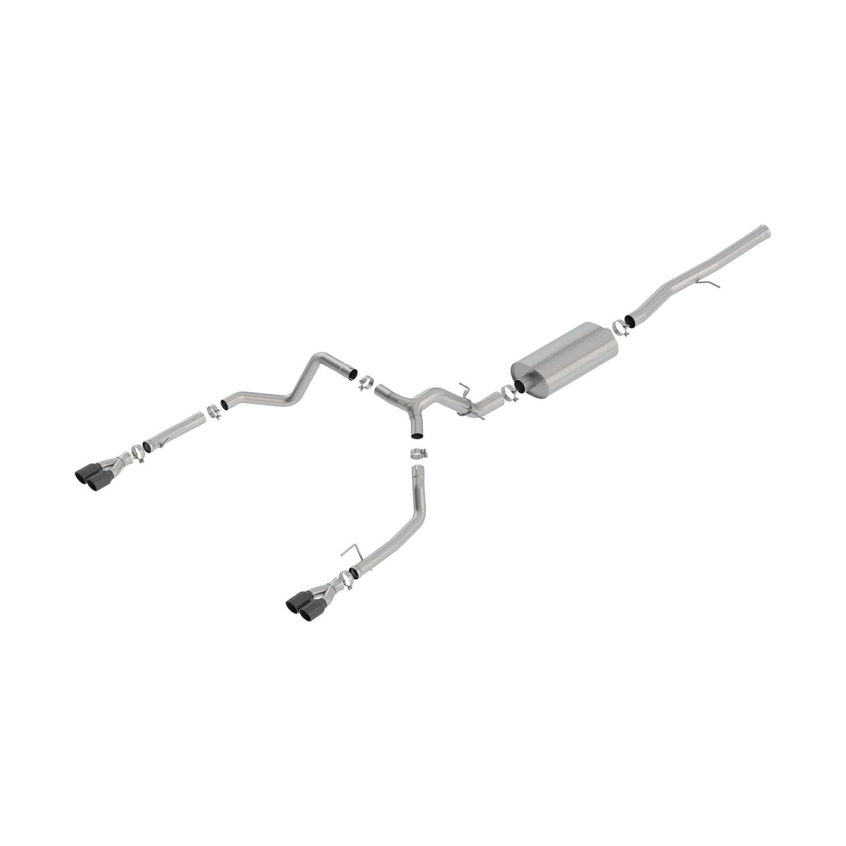 BORLA 140772BC Cat-Back for 2019-2023 Chevrolet Silverado 1500