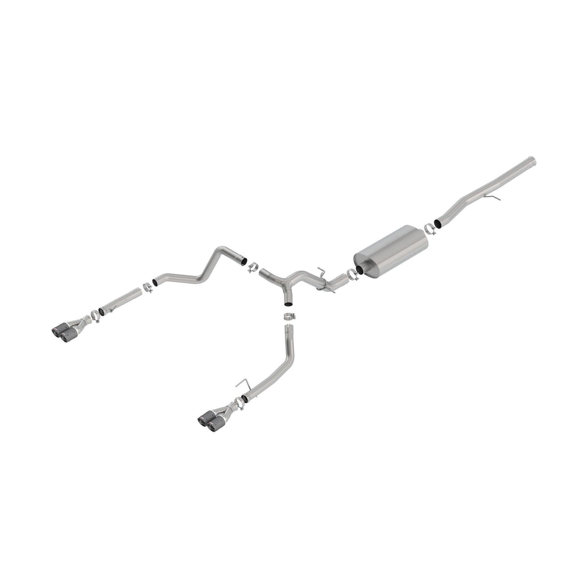BORLA 140772CF Cat-Back for 2019-2023 Chevrolet Silverado 1500
