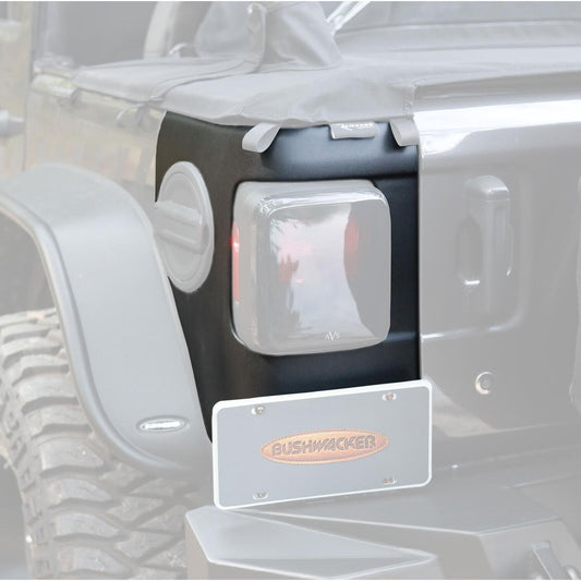 Bushwacker Fender Corner Guard for Trail Armor Rear Corner For 2018-2023 Jeep Wrangler JL, 2-Door And 4-Door
