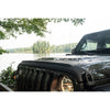 BUSHWACKER | Trail Armor Hood Stone Guard Black , 1-Piece | 2018-26 Jeep Wrangler JL 2/4-Door & Gladiator JT | 14093