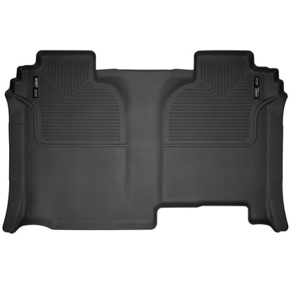 Husky Liners | Weatherbeater 2nd Seat Floor Liner (Full Coverage) For 2019-2026 Silverado 1500/1500 LTD/2500 HD/3500 HD, Sierra 1500/1500 Limited/2500 HD/3500 HD Husky Liners | 14221