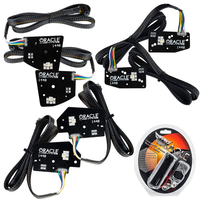 ORACLE Lighting | RGBW+A DRL Upgrade | RAM 1500 Projector LED Headlights | Select Kit Options