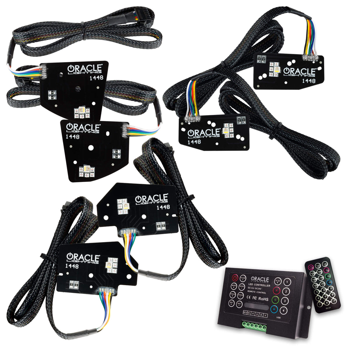 ORACLE Lighting | RGBW+A DRL Upgrade | RAM 1500 Projector LED Headlights | Select Kit Options