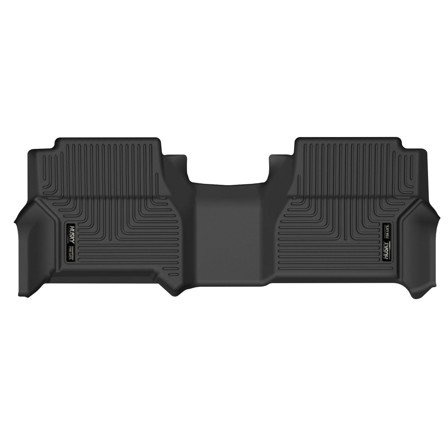 Husky Liners | Weatherbeater 2nd Seat Floor Liner For 2008-2021 Frontier/Equator Husky Liners | 14511 in black rubber design.