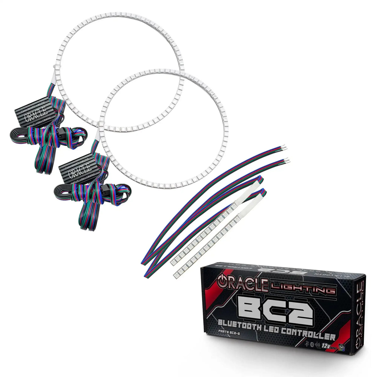 ORACLE Lighting | ColorSHIFT Halo and DRL Bar Kit | Bronco Base Headlights | 1471-504, 1471-335