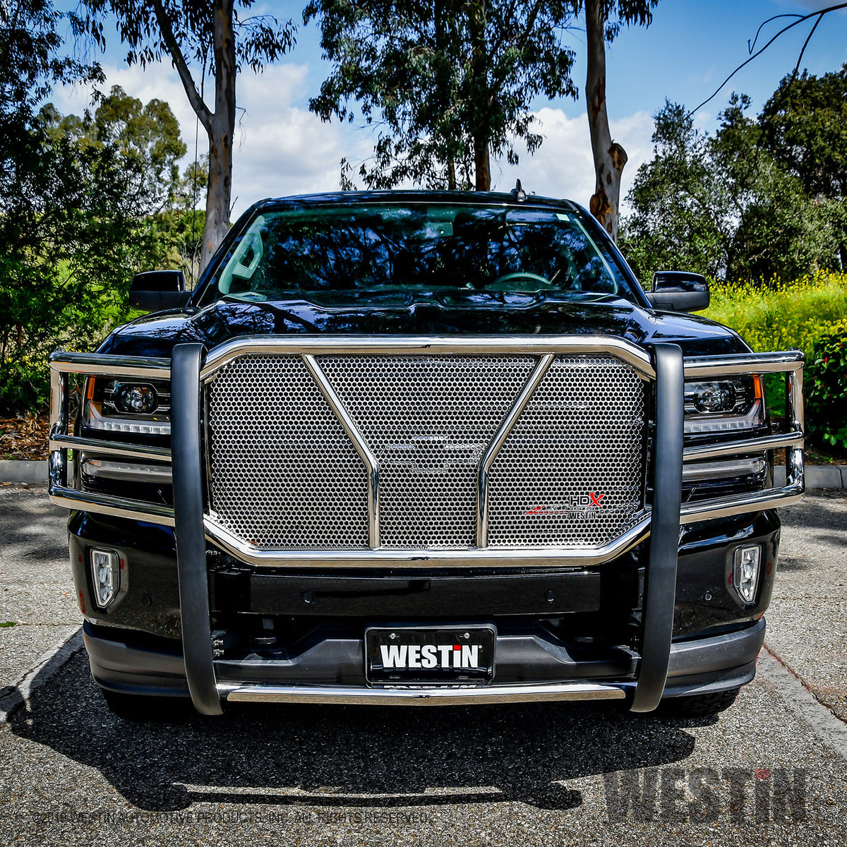 Westin HDX Grille Guard 2016-2018 Chevy Silverado 1500