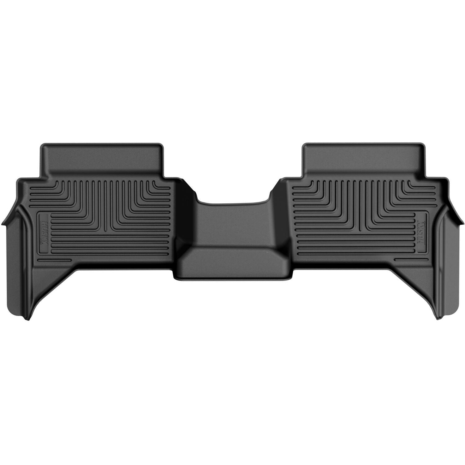 Husky Liners | Weatherbeater 2nd Seat Floor Liner For 2024-2026 Tacoma Husky Liners | 14921, all-weather black liner with no-slip design.