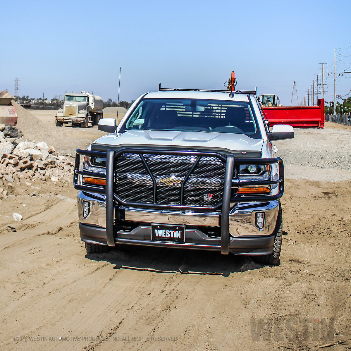 Westin HDX Grille Guard 2016-2018 Chevy Silverado 1500