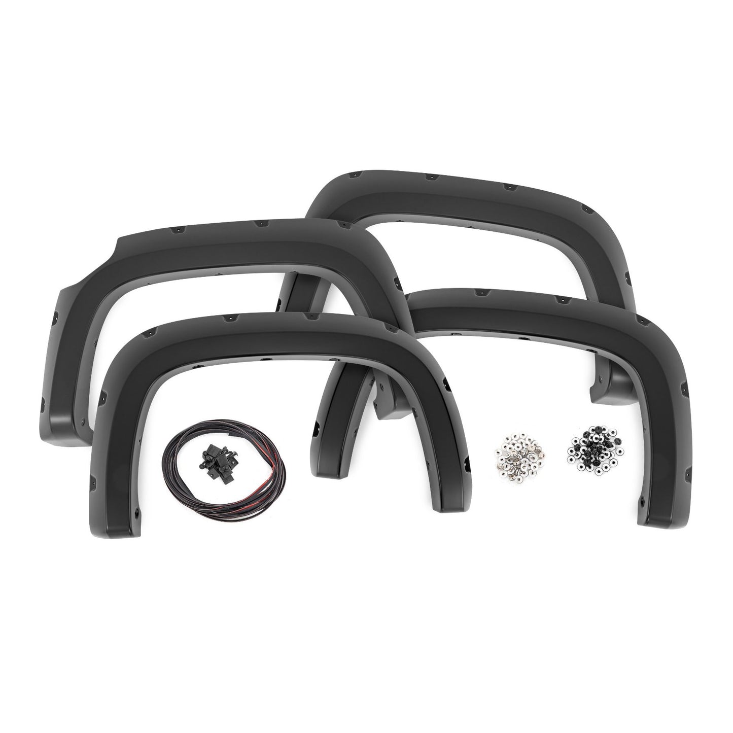 ROUGH COUNTRY Pocket Fender Flares | G9K Satin Steel | Chevy Colorado 2WD/4WD (2015-2022) | F-C11511A-G9K