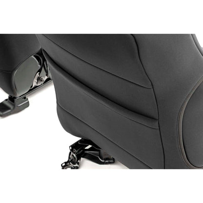 ROUGH COUNTRY Seat Covers | Front | Double Cab | Toyota Tacoma 2WD/4WD (2016-2023) | 91030